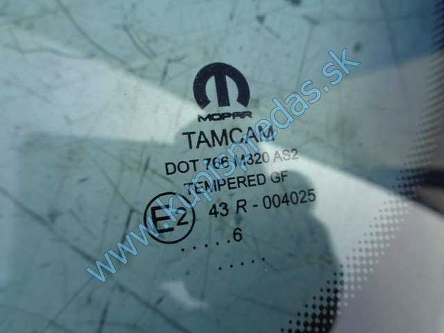 zadné sklo na fiat tipo II sedan, 